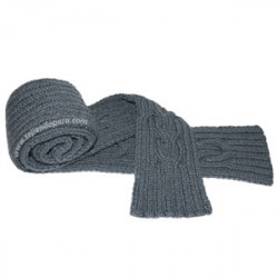 Bufanda con trenzas...